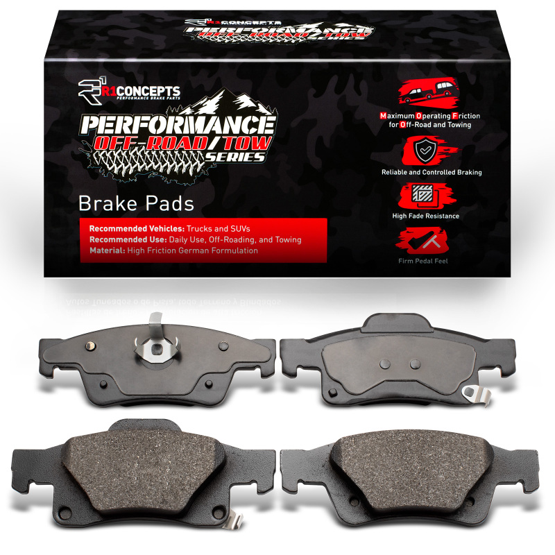 Jeep Grand Cherokee Brake Pads - Rear - R1 Concepts - Off-Road/Tow - `11-`26